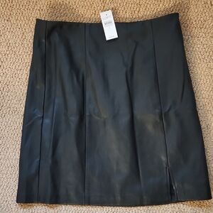 LOFT Black Pencil Mini Skirt for Work